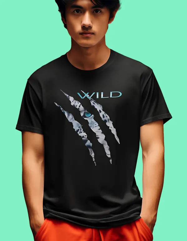 TOFFTEES_Black_Wild_Half_Sleeves_T-Shirt_|_HD_Print_With_100%_Cotton