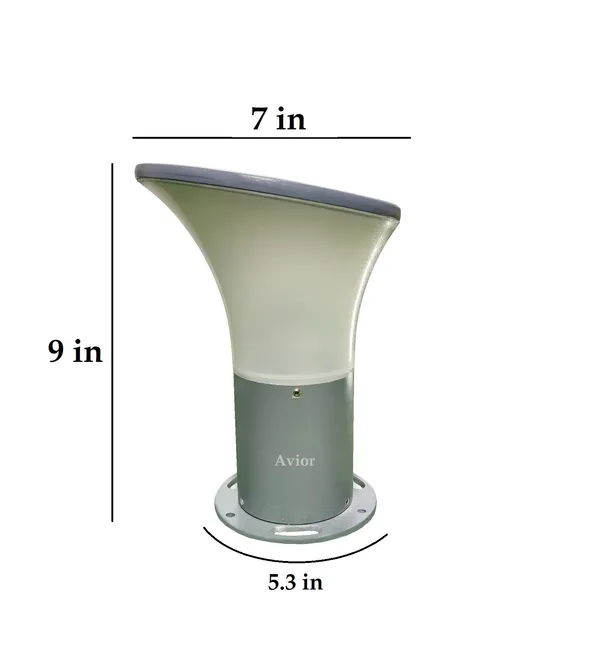 Avior_Grey_Black_Shade_Modern_Design_Waterproof_Metal_Outdoor_Light_Gate_Light_Garden_Light_(Pack_Of_2)