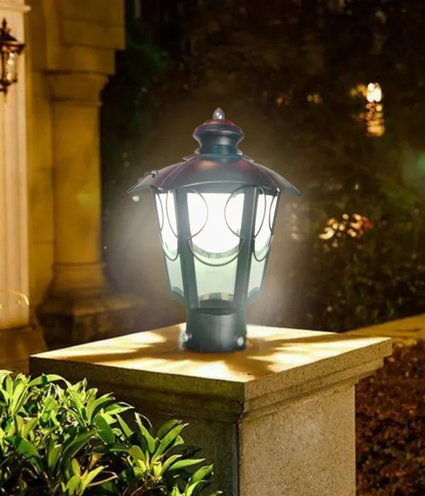 Avior_Black_Umbrella_Design_Gate_Light,_Water_Proof_Outdoor_Gate_Lamp,_Pillar_Lamp,_Garden_Light_(Pack_Of_1)