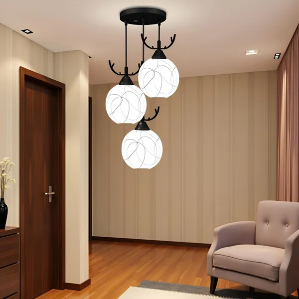 Avior_Black_&_White_Deer_Horns_Design_Jhumar,_Frosted_Glass_Ceiling_Chandelier_Pendant_Light_For_Home_Decoration,_Hanging_Lights_For_Living_Room_Lamp