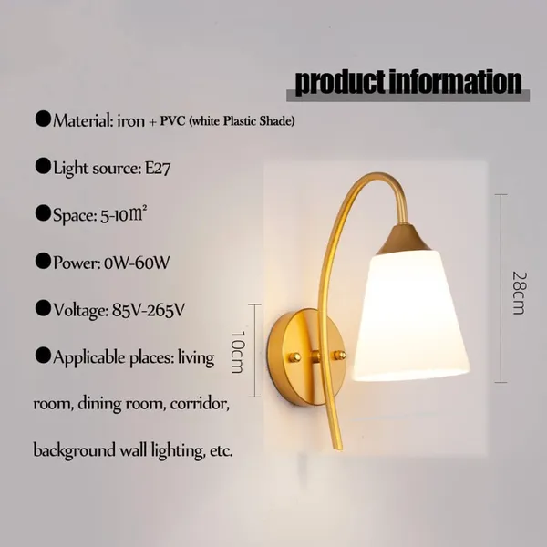 Avior_Plastic_Shade_Curved_Wall_Light/_Wall_Lamps_For_Bedroom,_Living_Room,_Kids_Room,_Restaurants,_Cafe_(Metal_&_PVC)