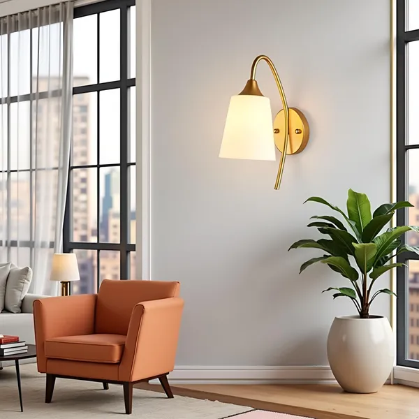 Avior_Plastic_Shade_Curved_Wall_Light/_Wall_Lamps_For_Bedroom,_Living_Room,_Kids_Room,_Restaurants,_Cafe_(Metal_&_PVC)