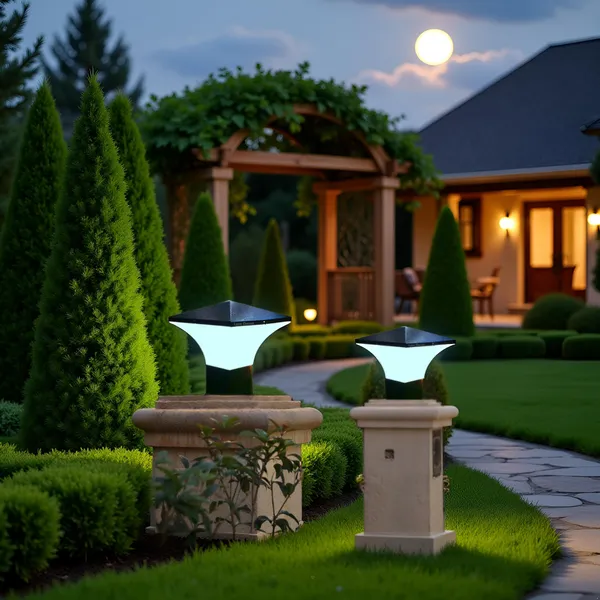 Avior_Black_Classic_Design_Gate_Light,_Square,_Water_Proof_Outdoor_Gate_Lamp,_Pillar_Lamp,_Garden_Light_Pack_Of_1