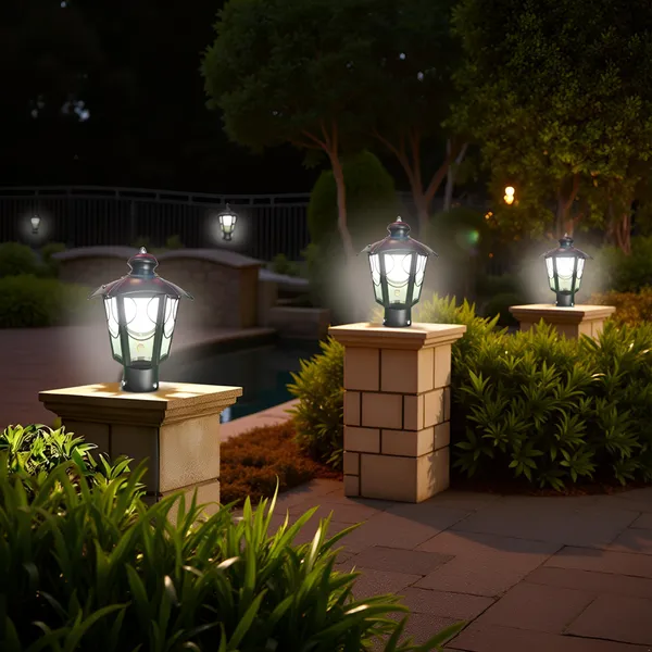 Avior_Black_Metal_40W_Decorative_Outdoor/_Exterior/_Gate/_Pole/_Pillar/_Garden_Light,_Lamp_,