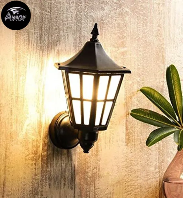 Avior_Black_And_White_Modern_Design_Waterproof_Wall_Gate_Light,_Pillar_Lamp,_Garden_(Pair_Of_1_Pieces)_