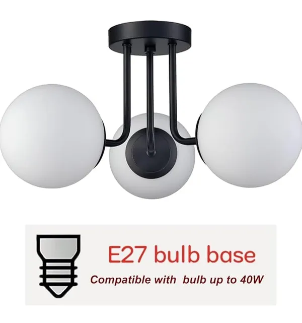 Avior_Black_Low_Height_Ceiling_Lamp,_Chandelier_For_Living_Room,_Restaurant_Lamps_And_Hotels_(With_Doom)
