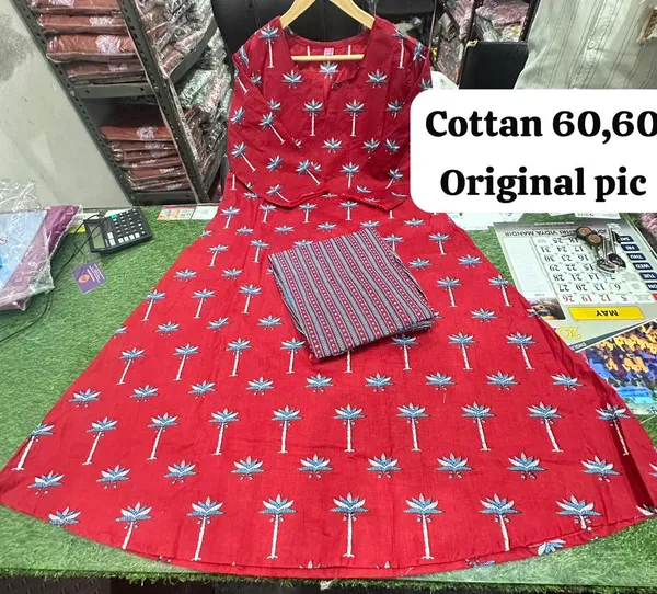 Red_Cotton_Printed_Co-Ord_Set_|_For_Women