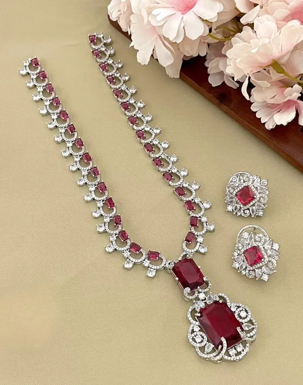 Luxurious_Red_Ruby_Gemstone_AD_Bridal_Necklace_Set_For_Women