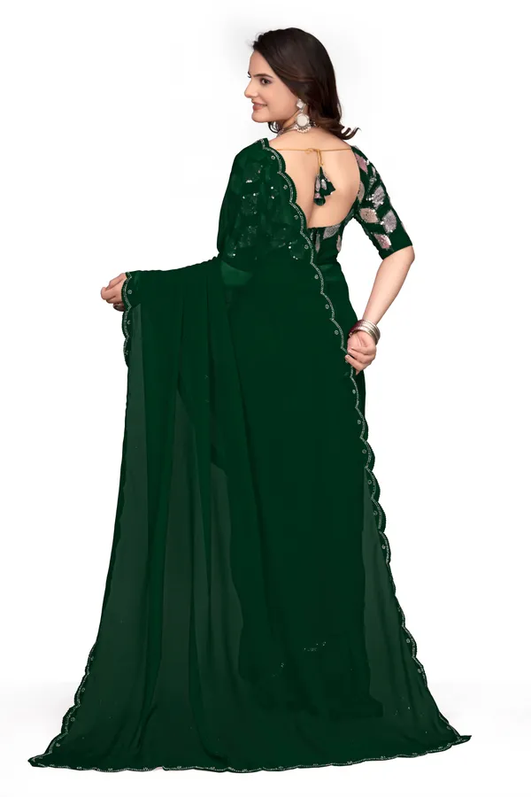 GRIFEZ__WOMEN'S_FANCY_GEORGETTE_SILVER_PANKHUDI_SAREE