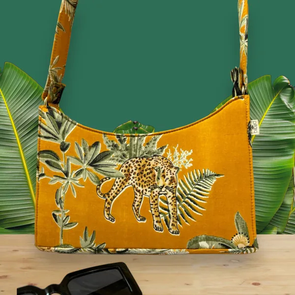 Mustard_Handcrafted_Cotton_Printed_Baguette_Shoulder_Bag_With_Matching_Handle