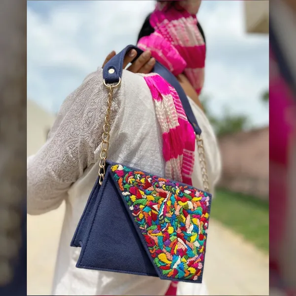 Blue_Suede_Handcrafted_Felt_Multi_Hued_Suede_Wristlet