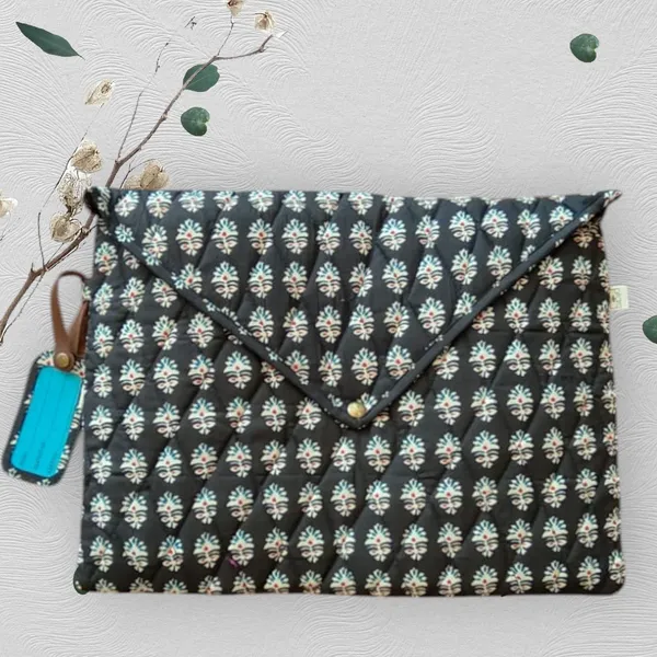 Black_Handcrafted_Small_Boota_Quilted_Travelling_Kit_/_Gift_Set