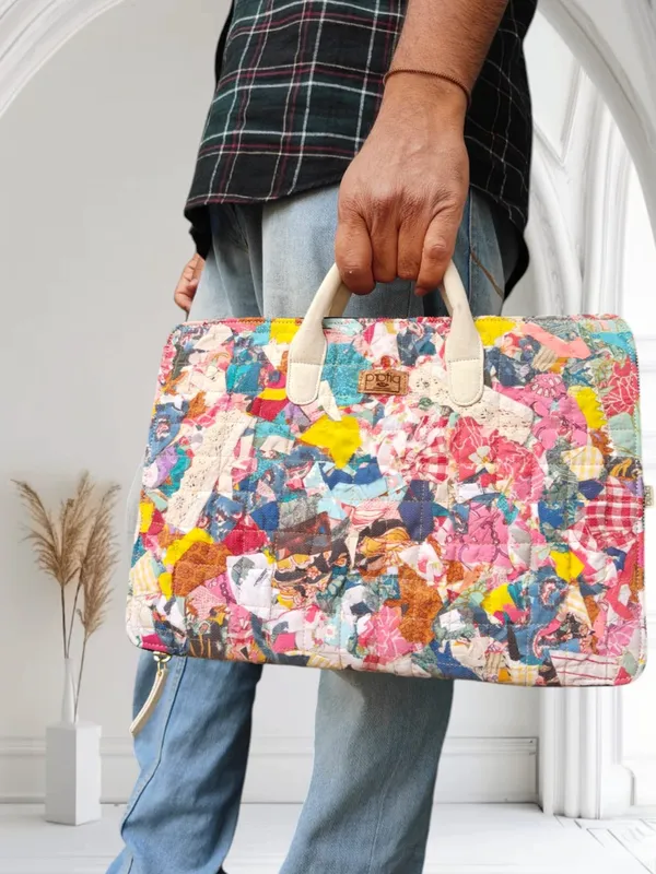 Handcrafted_Mixed_Waste_Katran_Laptop_Bag