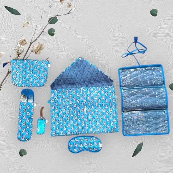 Blue_Handcrafted_Small_Boota_Quilted_Travelling_Kit_/_Gift_Set