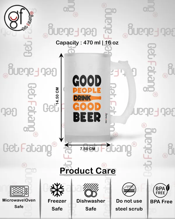 Good_People_Good_Beer_Printed_Frosted_Glass_Beer_Mug_Gift_for_Her_/_Him_(470_ML)_Pack_of_1