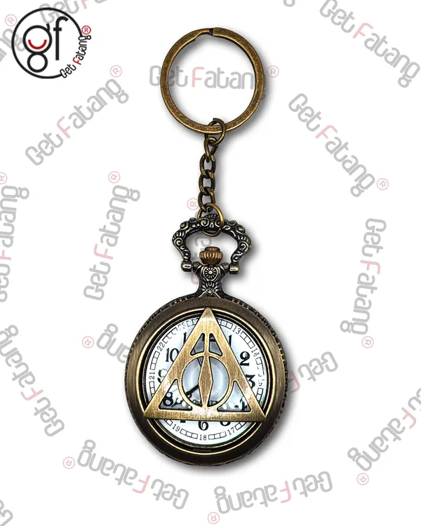 Deathly_Hallows_Potterhead_Pocket_Watch_Key_Chain_Unique_for_Gifting