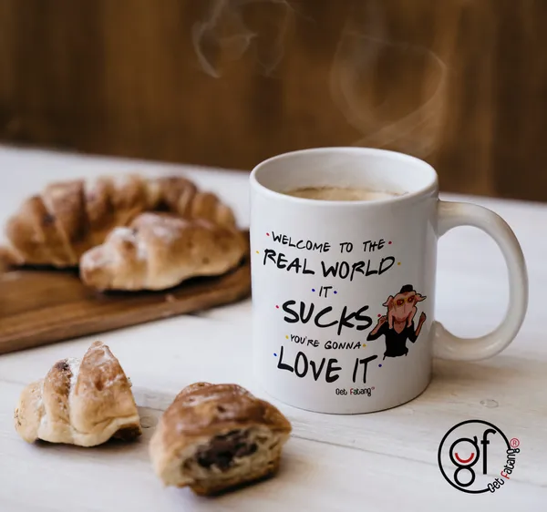 Welcome_To_The_Real_World_Friends_Tv_Show_Series_White_Mug_|_Pop_Culture_Theme_Printed_Ceramic_Mug_|_Gift_For_Him_/_Her_|_(350_ML)_Pack_Of_1_(White)