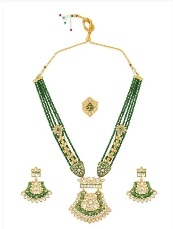 Alloy_Choker_Set_Gold_Plated_For_Women