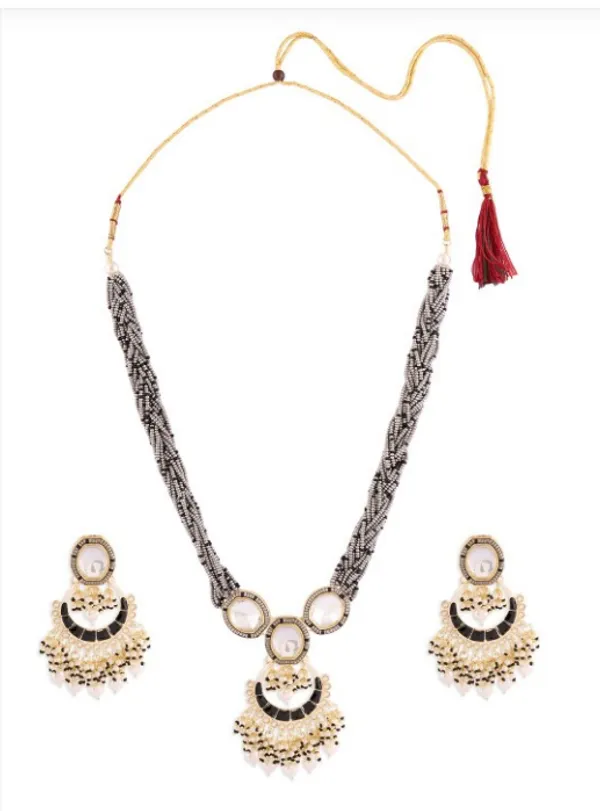 Alloy_Choker_Set_Gold_Plated_For_Women