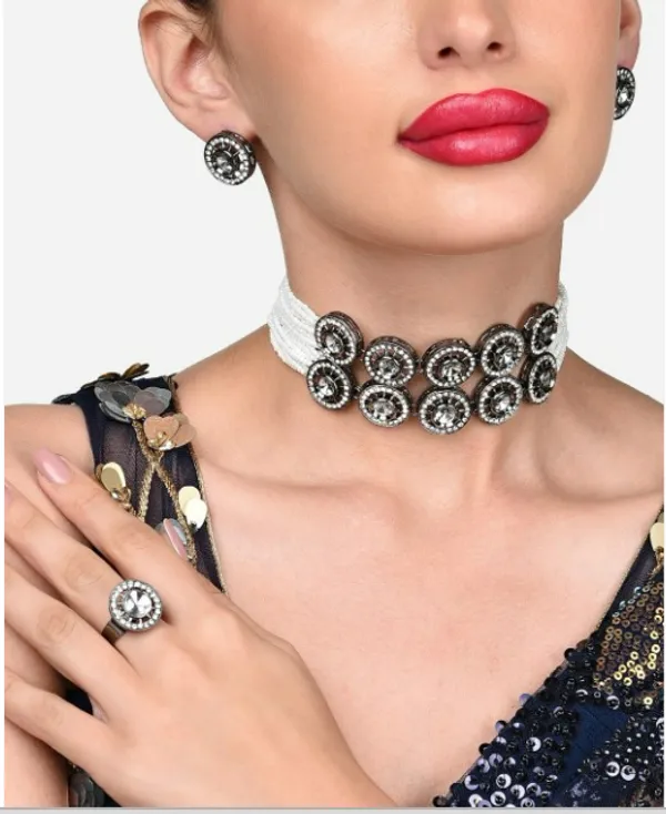 Austrian_Diamond_Choker_Set_Silver_Plated_For_Women