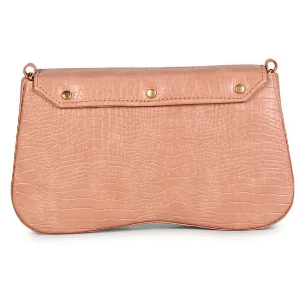 Peach_Shoulder_Sling_Bag_With_Golden_Chain_Strap