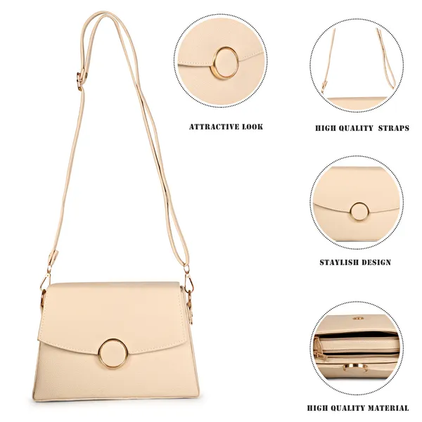 Beige_Stylish_Non-Toxic_Soft_&_Lightweight_Solid_Sling_Bag