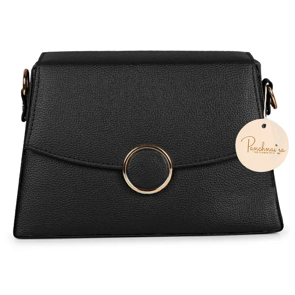Black_Stylish_Non-Toxic_Soft_&_Lightweight_Solid_Sling_Bag