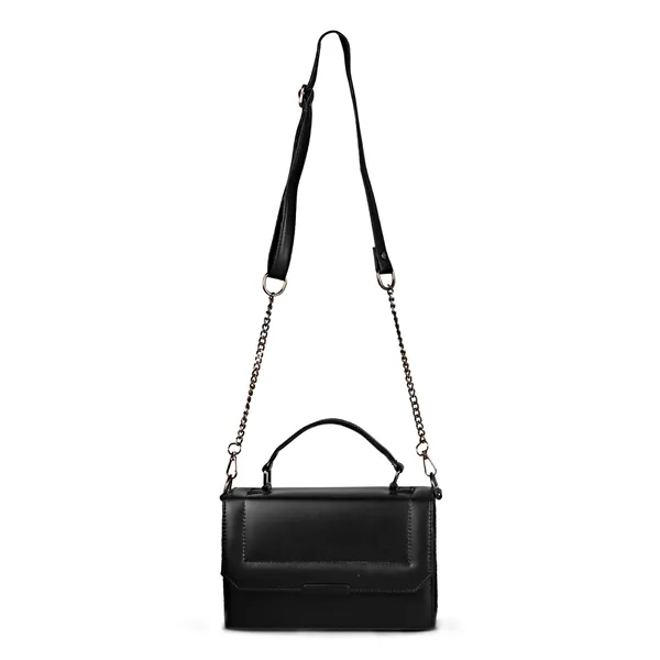 Black_Stylish_Solid_Finish_Top_Handle_Sachet_Sling_Bag