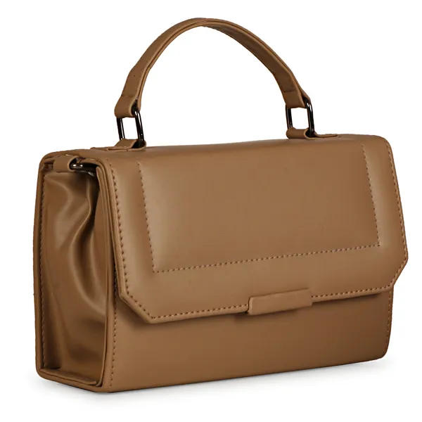 Camel_Brown_Stylish_Solid_Finish_Top_Handle_Sachet_Sling_Bag