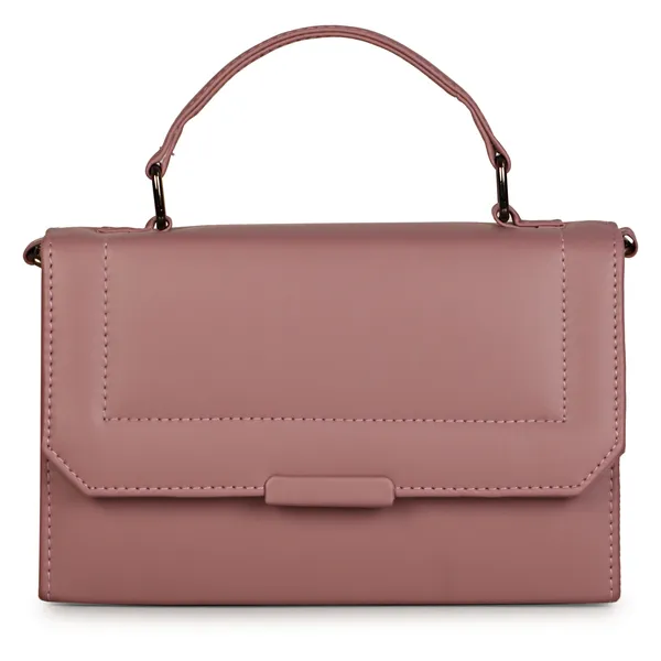Mauve_Stylish_Solid_Finish_Top_Handle_Sachet_Sling_Bag