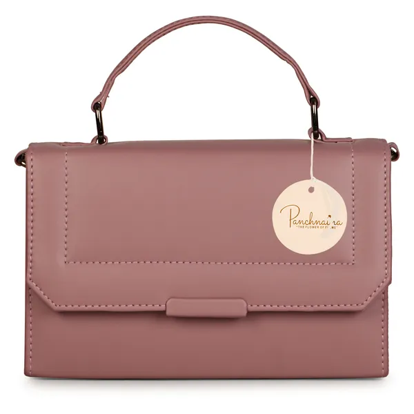 Mauve_Stylish_Solid_Finish_Top_Handle_Sachet_Sling_Bag
