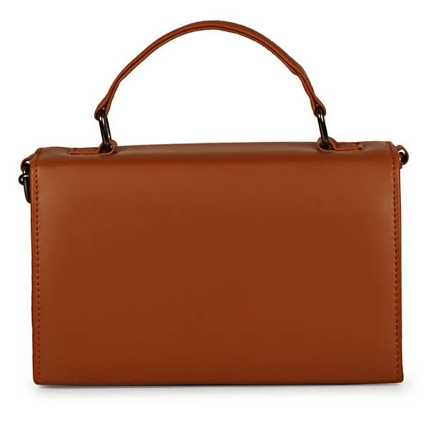 Rosewood_Brown_Stylish_Solid_Finish_Top_Handle_Sachet_Sling_Bag