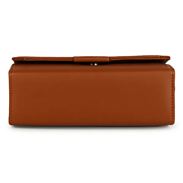Rosewood_Brown_Stylish_Solid_Finish_Top_Handle_Sachet_Sling_Bag