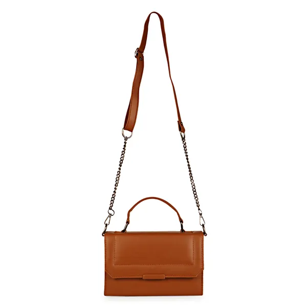 Rosewood_Brown_Stylish_Solid_Finish_Top_Handle_Sachet_Sling_Bag
