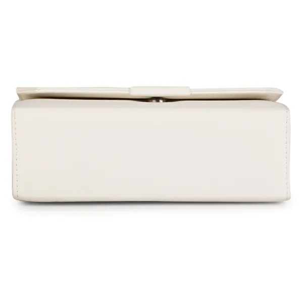 White_Stylish_Solid_Finish_Top_Handle_Sachet_Sling_Bag