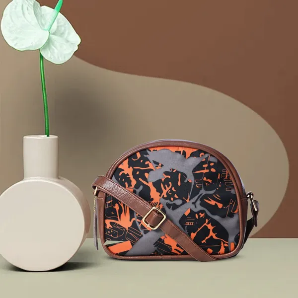 Orange_Cross_Body_Bag_With_Zipper_Compartments