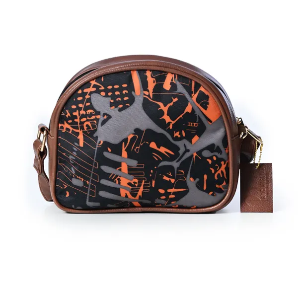 Orange_Cross_Body_Bag_With_Zipper_Compartments