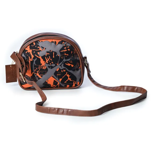 Orange_Cross_Body_Bag_With_Zipper_Compartments