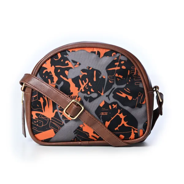 Orange_Cross_Body_Bag_With_Zipper_Compartments
