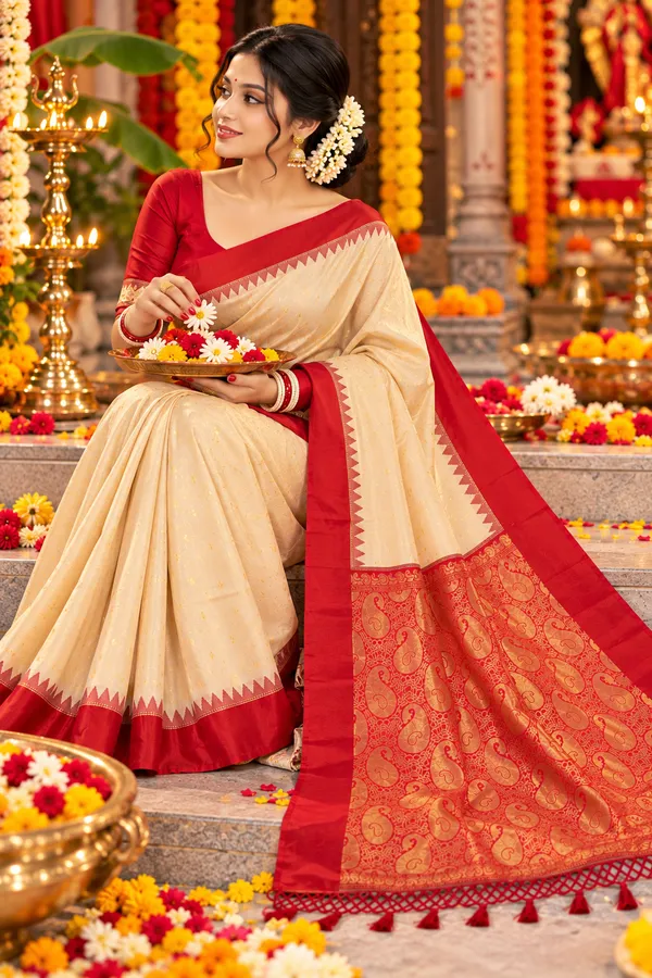 Puja_Special_Bengali_Garad_Silk_Saree_for_Women_with_Blouse_Piece_|_Traditional_Handloom_Style_Festive_Saree
