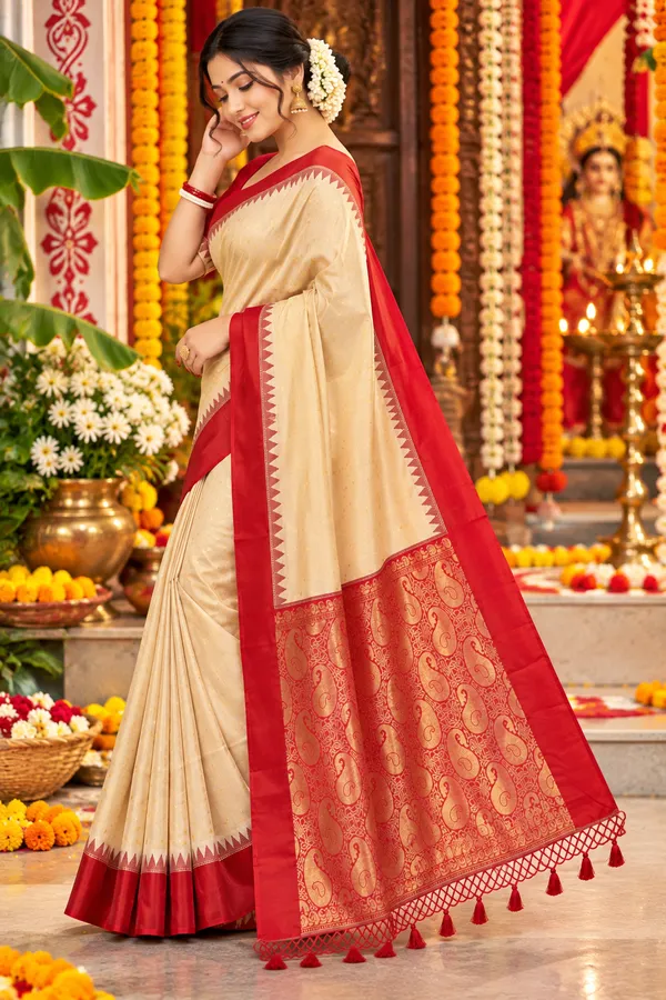 Puja_Special_Bengali_Garad_Silk_Saree_for_Women_with_Blouse_Piece_|_Traditional_Handloom_Style_Festive_Saree