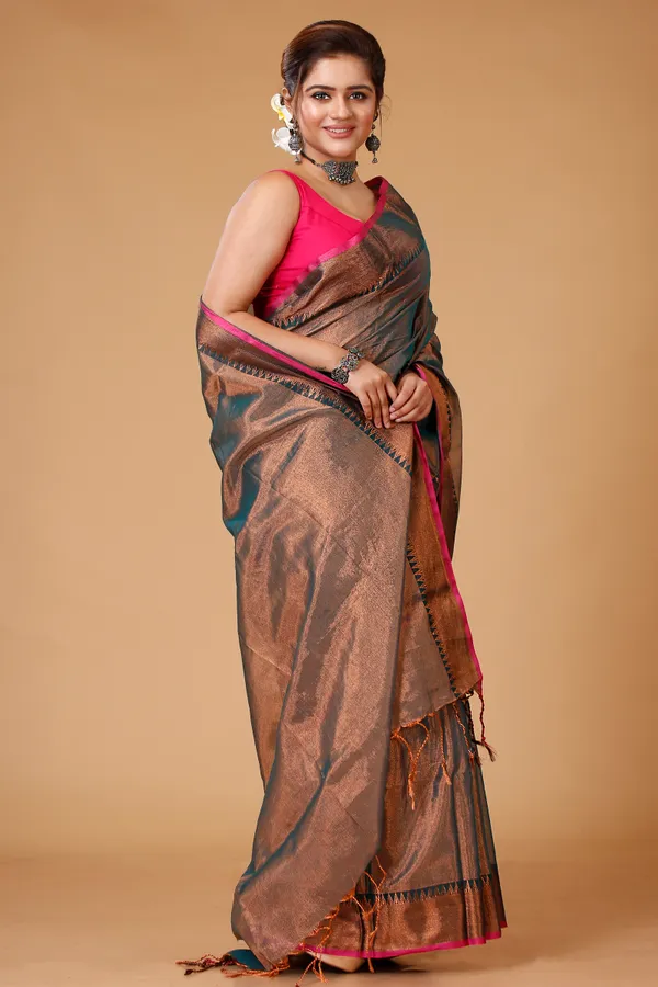 Suta_Green_Handloom_Premium_Quality_Tissue_Silk_Saree_For_Women_With_Running_Blouse_Piece