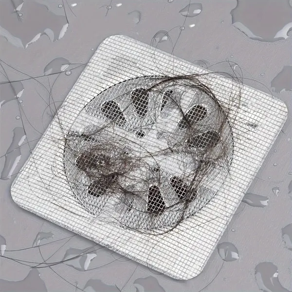 TrendsYo™_Disposable_Hair_Catcher_Mesh_Stickers_for_Kitchen,_Bathtub,_Shower_and_Bathroom_Drains_-_Pack_of_10