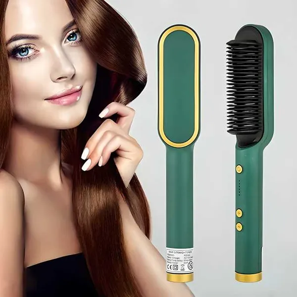 Green__Keratin_Smooth_Hair_Straightner_Comb