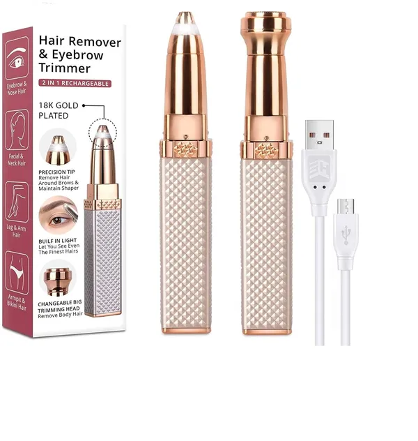 Eyebrow_Trimmer_for_Women,_2_in_1_Rechargeable_Facial_Hair_Remover_with_Replaceable_Heads