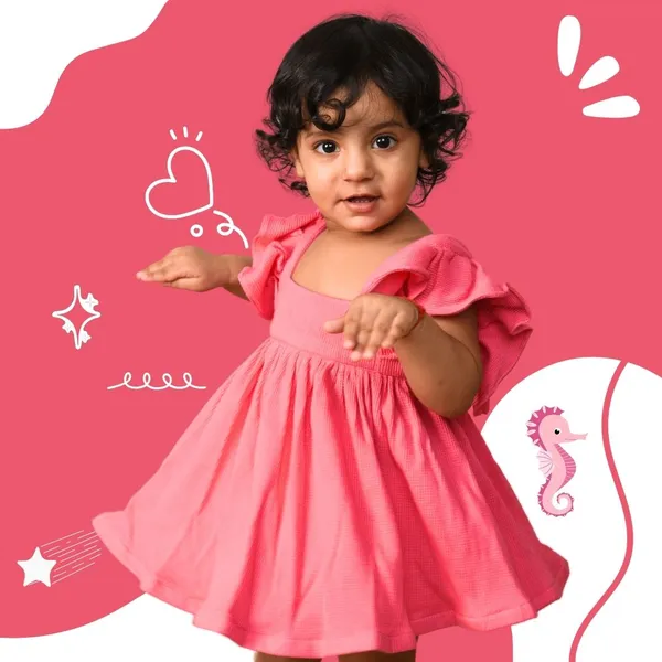 Pink_Dress_For_Girls_|_Ribbed_Western