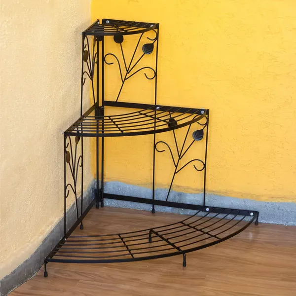 Black_3_Tier_Corner_Pot_Stand_Metal