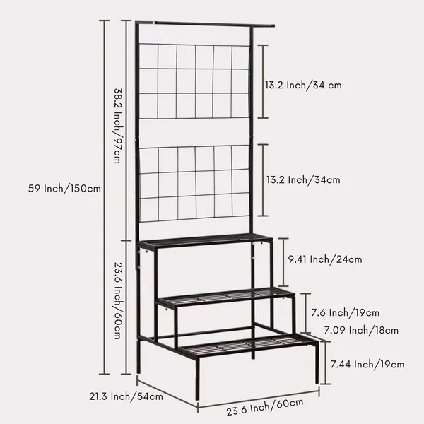 Black_3_Tier_Plant_Stand_With_Space_Of_Hanging_Planters_Flower_Pot_Organizer_Rack