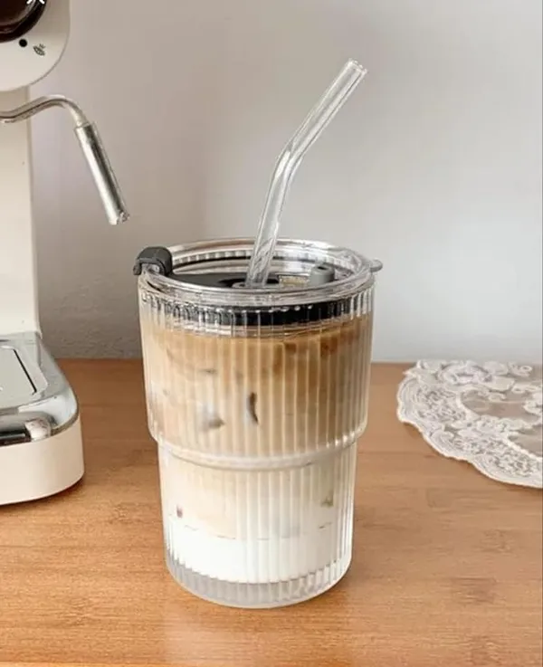 370ml_Glass_Sipper_Cup_Mug_for_Kids_Fruit_Juice_Milk_Tumbler_with_Lid_and_Starw