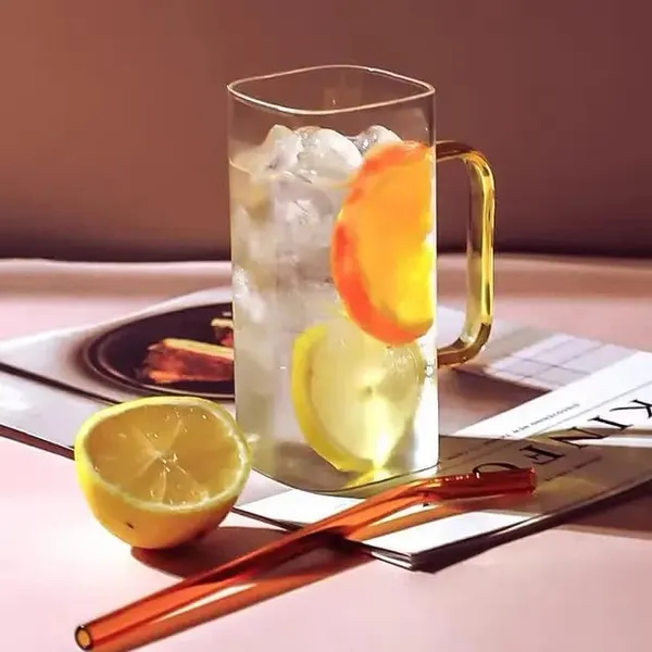 Glass_Cups__with_Straw_Wide_Mouth_Mason_Jar_Drinking_Glasses_with_Lids_&_Straws_&_Square_Color_Handle_Cup,Beer_Glasses,_Iced_Coffee_Glasses,_Ideal_for_Cocktail,_Whiskey,_Gift.380ml_(_Multicolor)